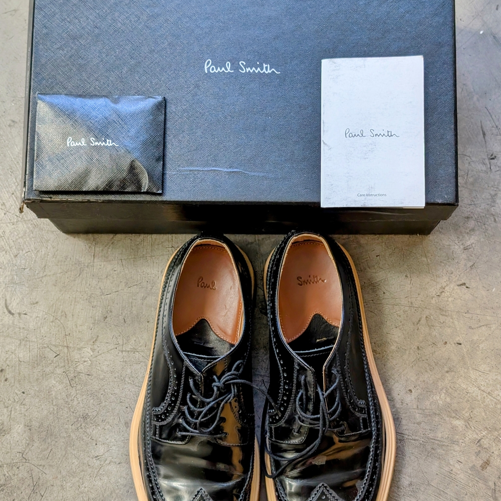 Paul Smith Men's Black Leather Shoes